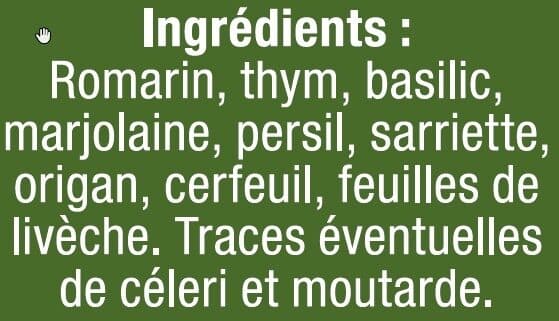 U Herbes de Provence packshot
