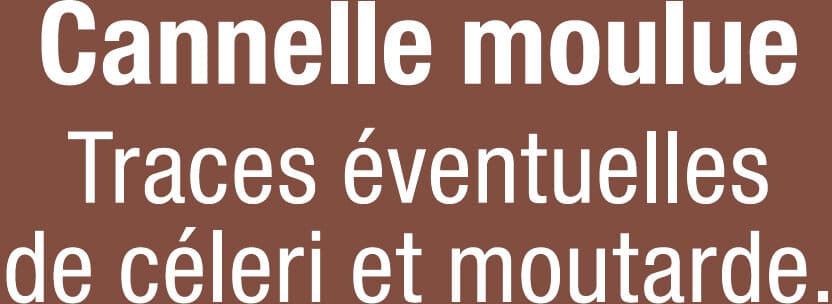 U Cannelle moulue packshot
