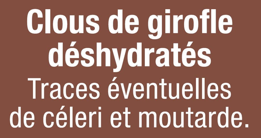 U Clous de girofle packshot