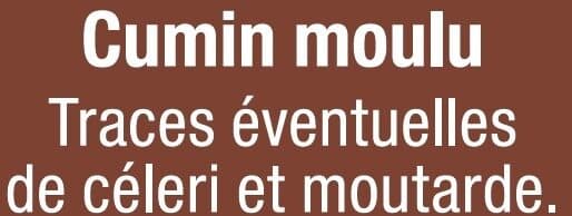 U Cumin moulu packshot