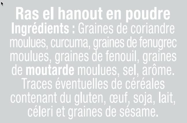 U Ras El Hanout packshot
