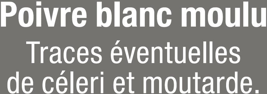 U Poivre blanc moulu packshot