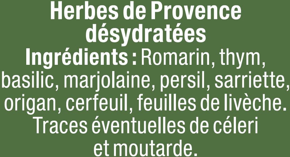 U Herbes de Provence format petit, 8g packshot