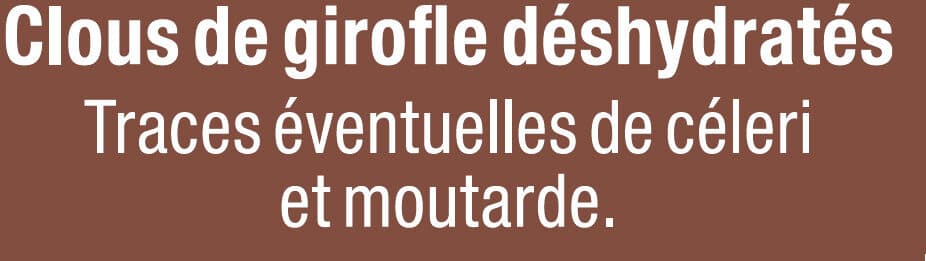 U Clous de girofle packshot