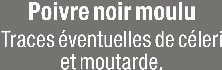 U Poivre noir moulu format petit, 22g packshot
