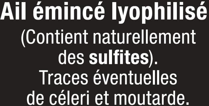 U Ail lyophilisé en poudre 55g packshot