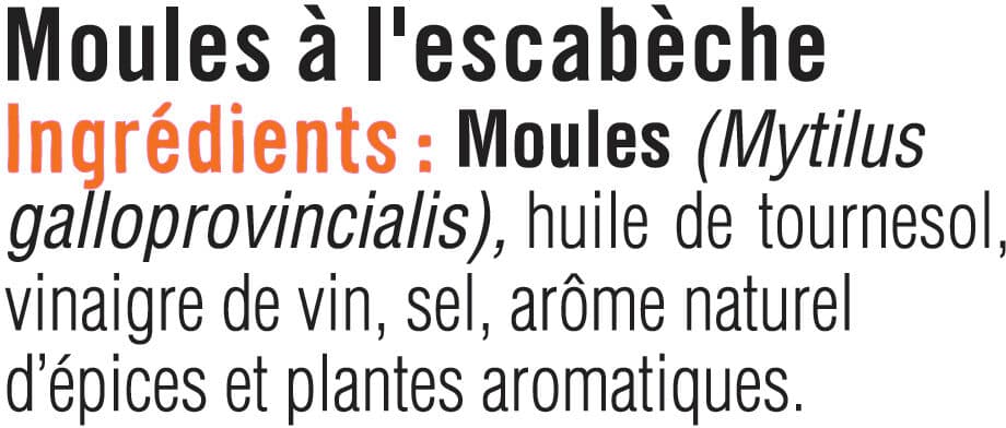 U Moules à l'escabèche, boîte 111g packshot