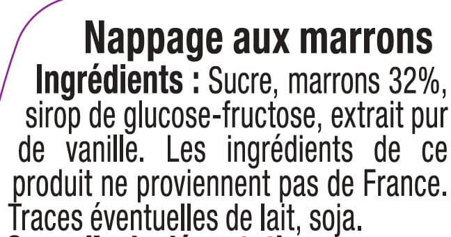 U Marron à Tartiner packshot