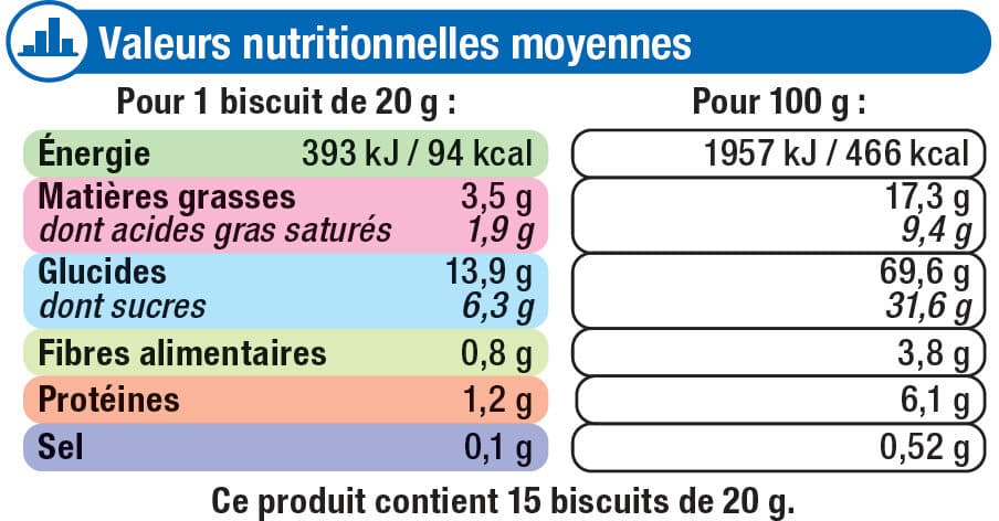 U Gâteaux Goûters ronds fourrés goût chocolat x15, 3x300g, 900g packshot