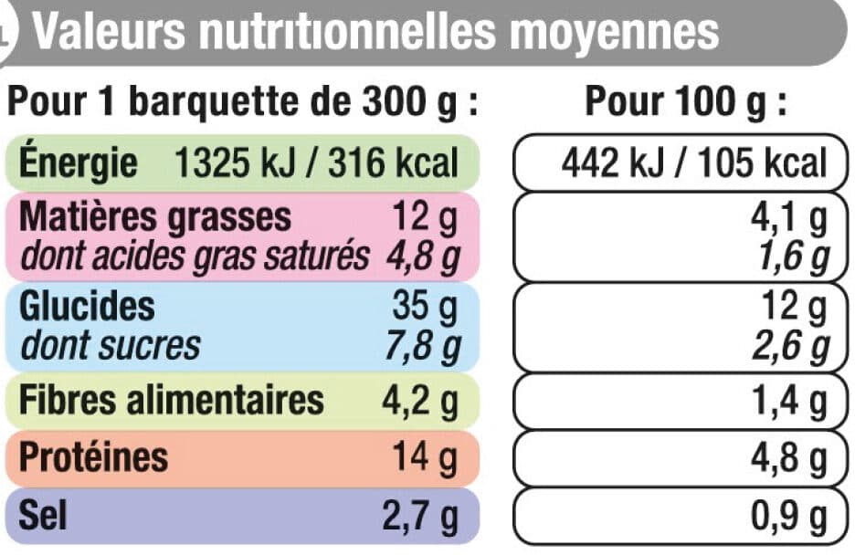 U Plat cuisiné Lasagnes à la bolognaise barquette micro-ondable, 300g packshot