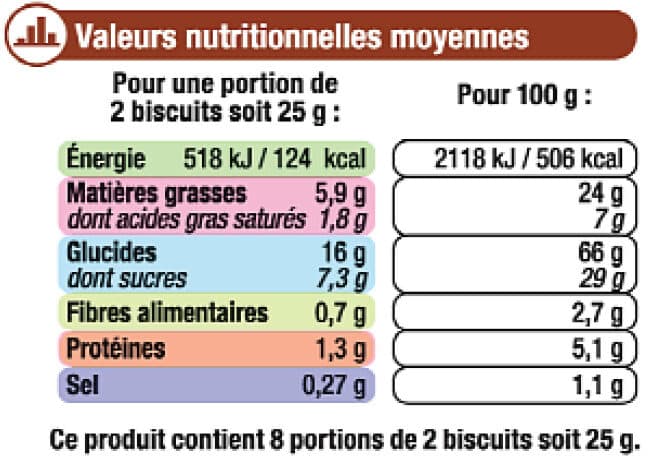 U Biscuits Sablés céréales nappés chocolat au lait étui de 200g packshot