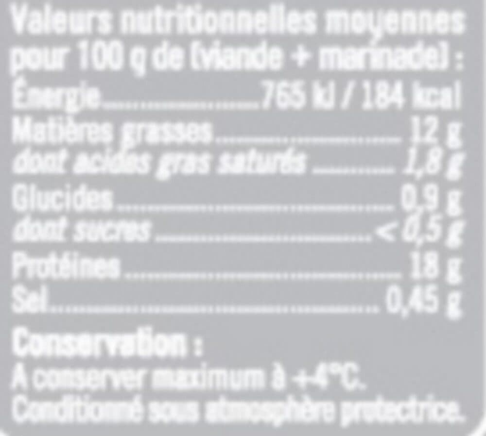 U Carpaccio huile d'olive citron, barquette de 220g packshot