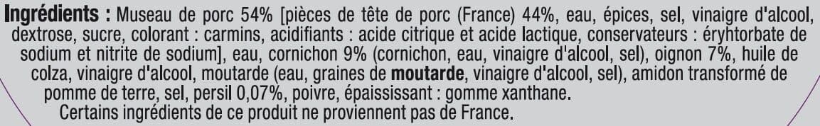 U Museau de porc 300g packshot