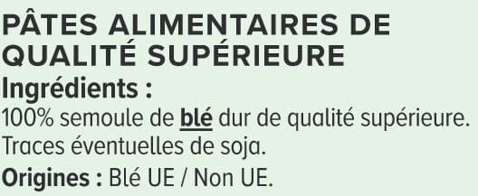 U Pâtes Torsades cuisson rapide sachet de 1kg packshot