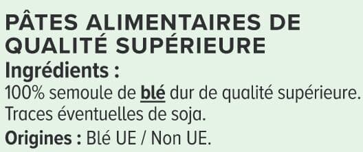 U Pâtes Farfalles cuisson rapide 1kg packshot