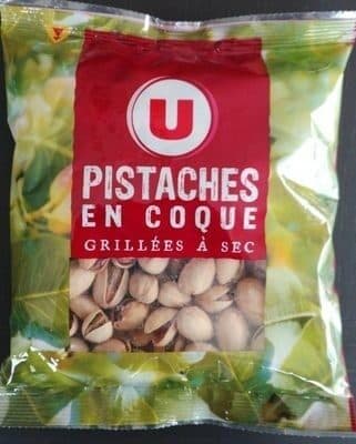 U Pistache coque grillée salée - Sachet 200g packshot