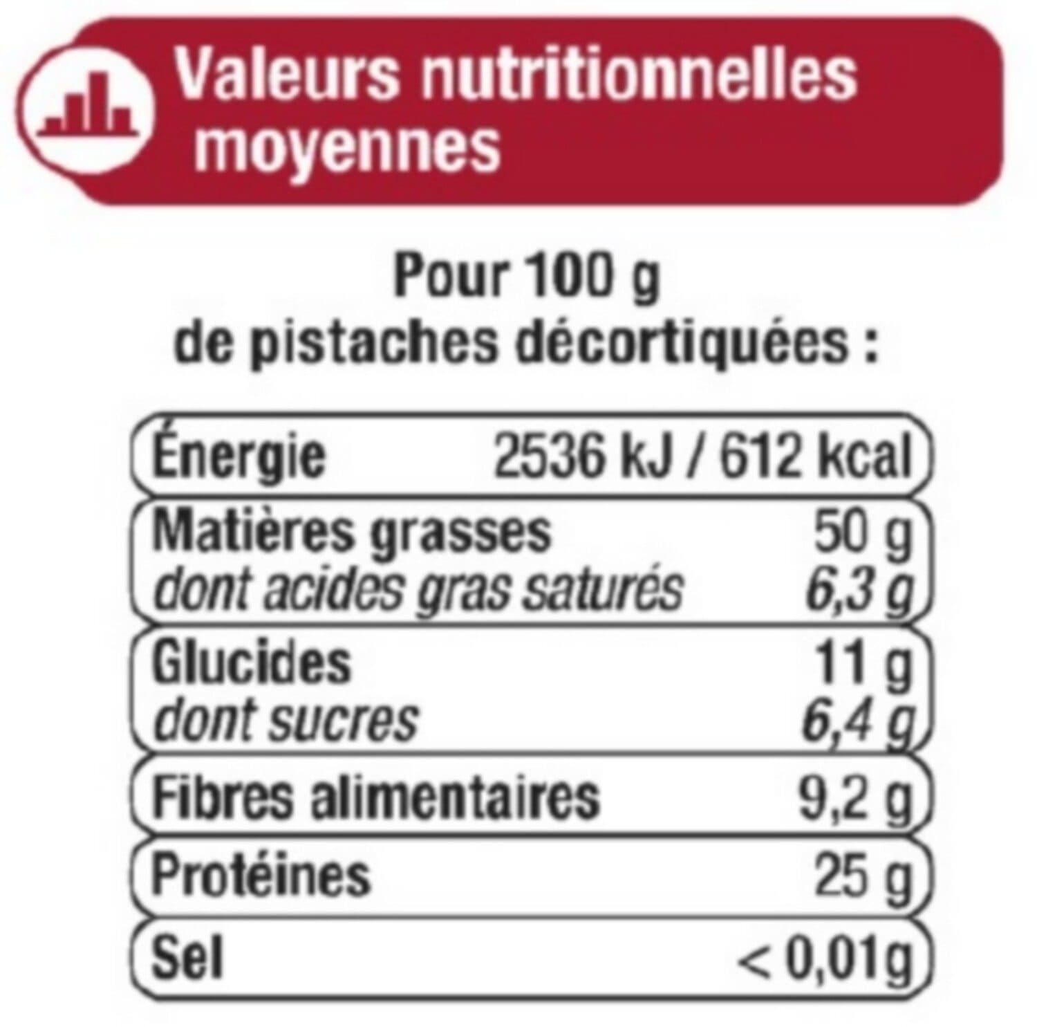 U Pistache sans sel - Sachet 200g packshot