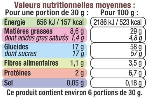 U Pâte à tartiner aux noisettes sans huile de palme packshot