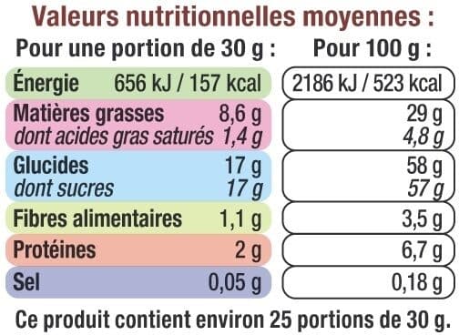 U Pâte à tartiner sans huile de palme packshot