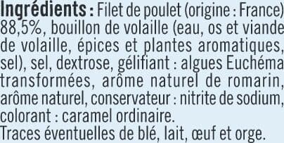 U Blanc de Poulet façon rôtissoire - x4 tranches, 120g packshot