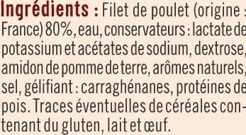 U Filet de Poulet rôti au four - x2 tranches, 150g packshot