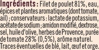 U Filet de poulet à la provençale 2 tranches, 150g packshot
