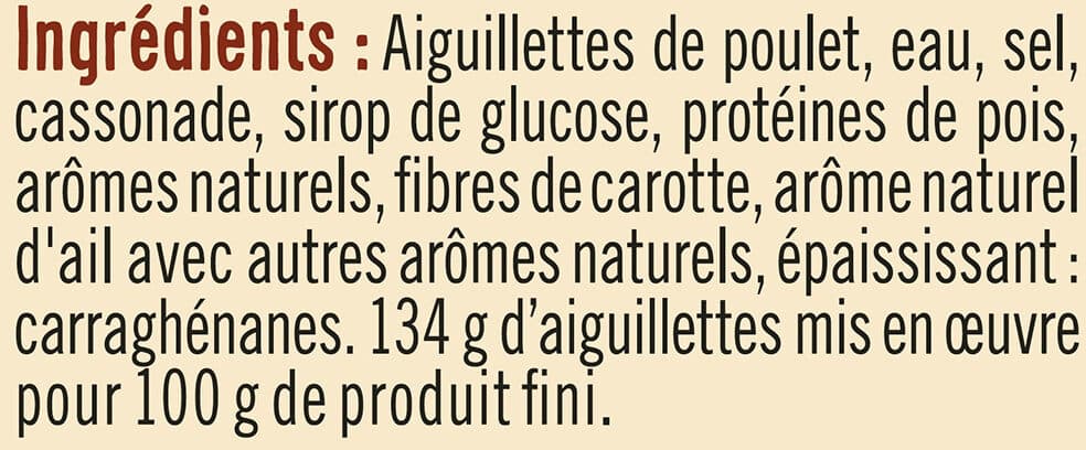 U Aiguillettes de poulet rôties au four - 160g packshot