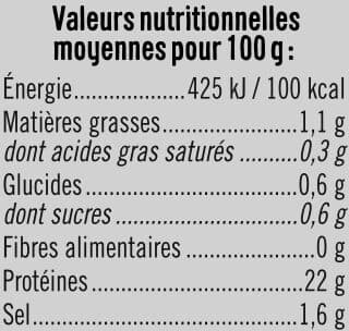 U Filet de Poulet cuit au four - x4 tranches, 120g packshot