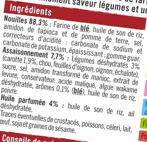 U Nouilles cuisinées cup légumes boîte de 70g packshot