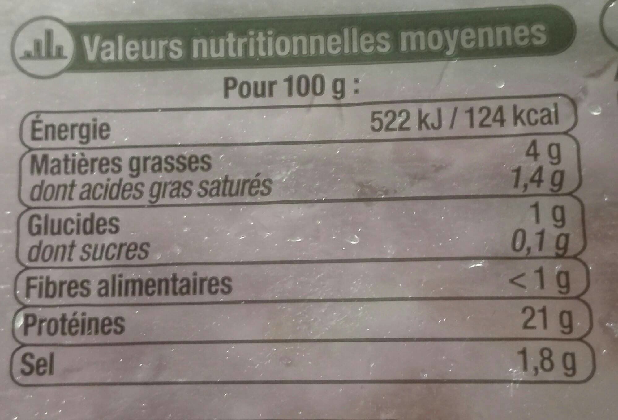 U Jambon cuit supérieur sans couenne 6 tranches fines, 180g packshot