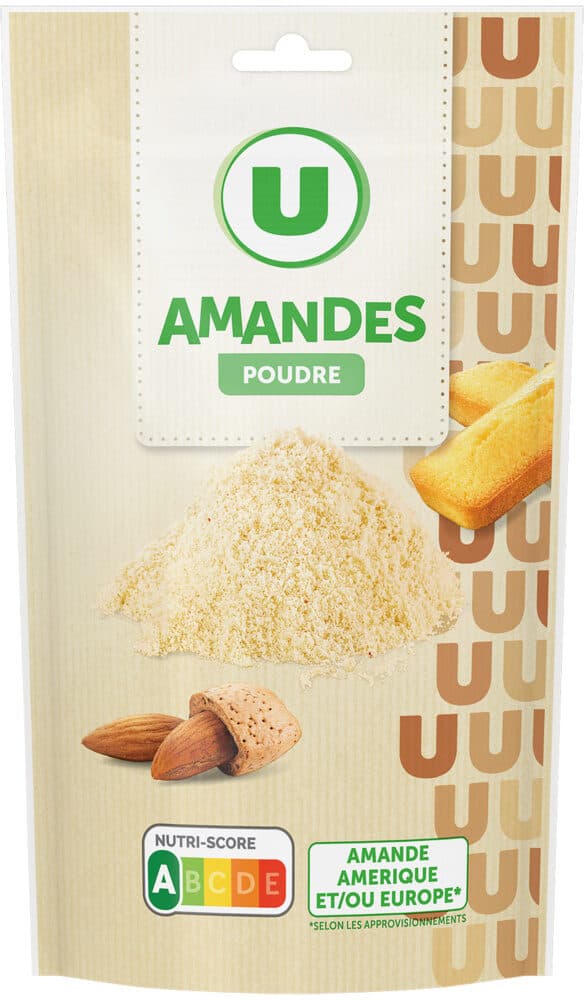 U Amandes en poudre 125g packshot