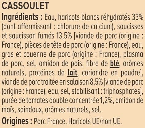 U Cassoulet boîte de 420g packshot