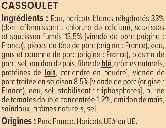 U Cassoulet, Boîte 4/4 de 840g packshot