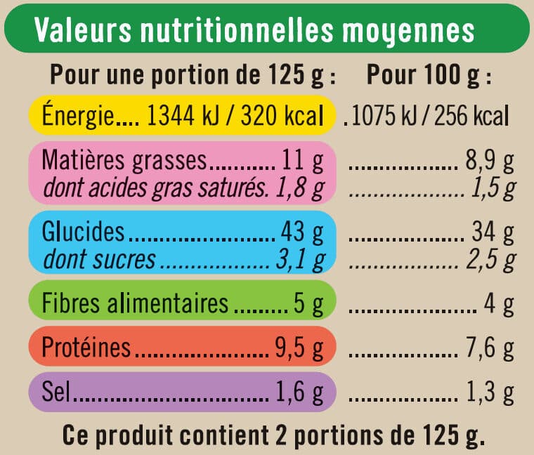 U Tortellini aux légumes grillés Bio packshot