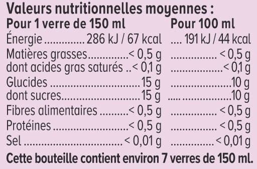 U Nectar de cassis de Bourgogne bouteille de 1l packshot