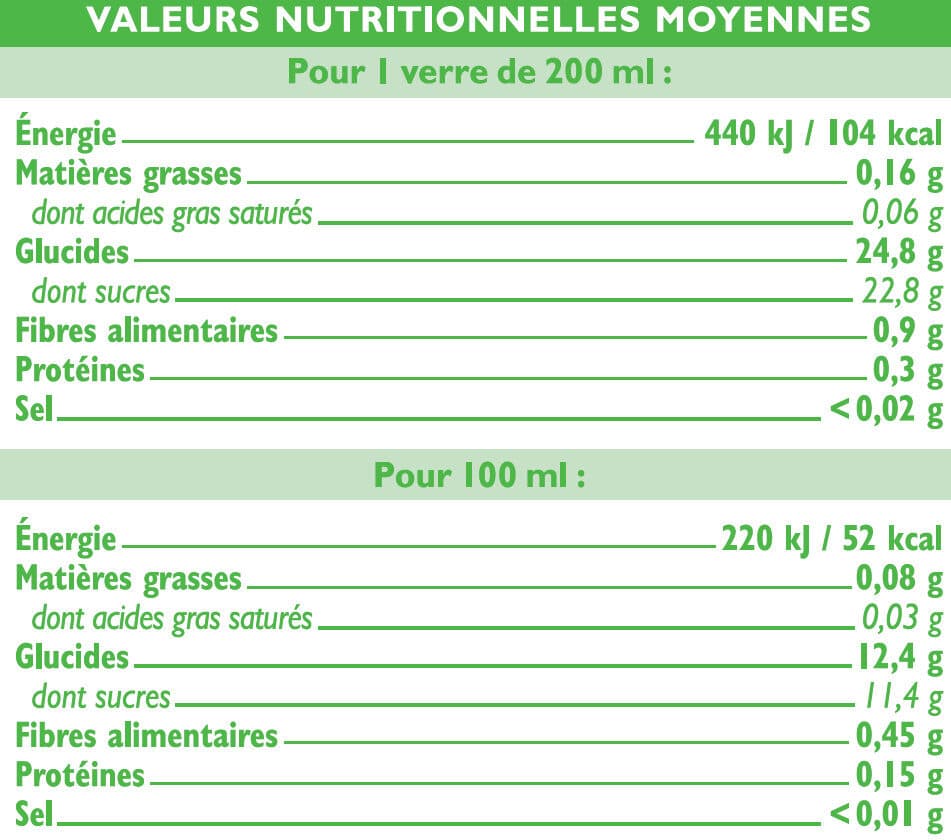 U Pur jus de pomme de mangue et de passion 1l packshot