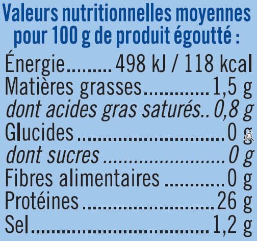 U Thon listao entier au naturel pêche à la ligne boîte de 93g packshot