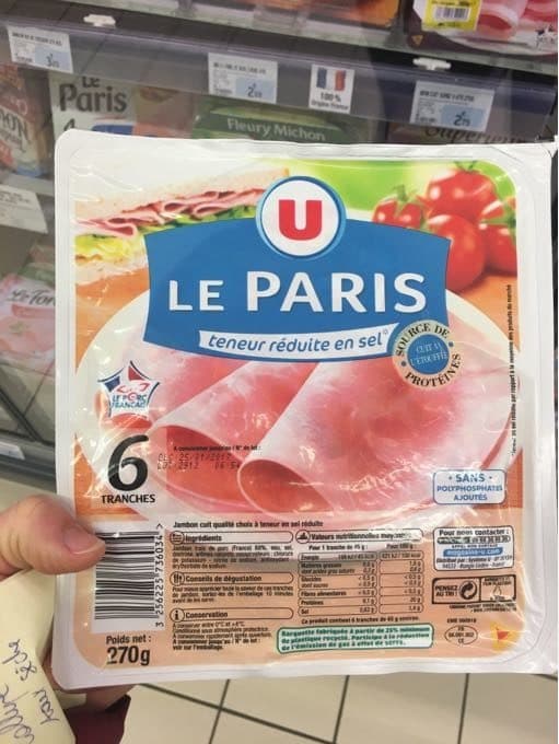 U Jambon le paris packshot