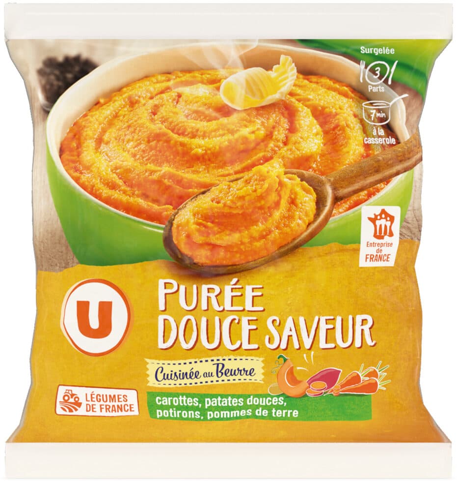 U Purée douce saveur 750g packshot