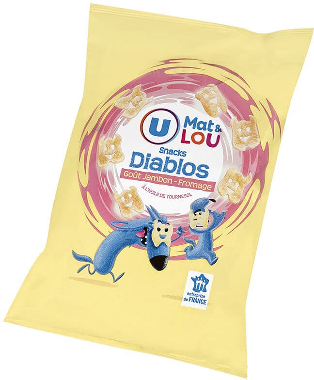 U Diablos goût jambon fromage packshot