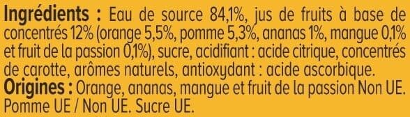 U Boisson aromatisée tropical 1L packshot