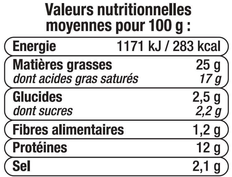 U Bouchées fromagère jambon ail et fines herbes 100g packshot