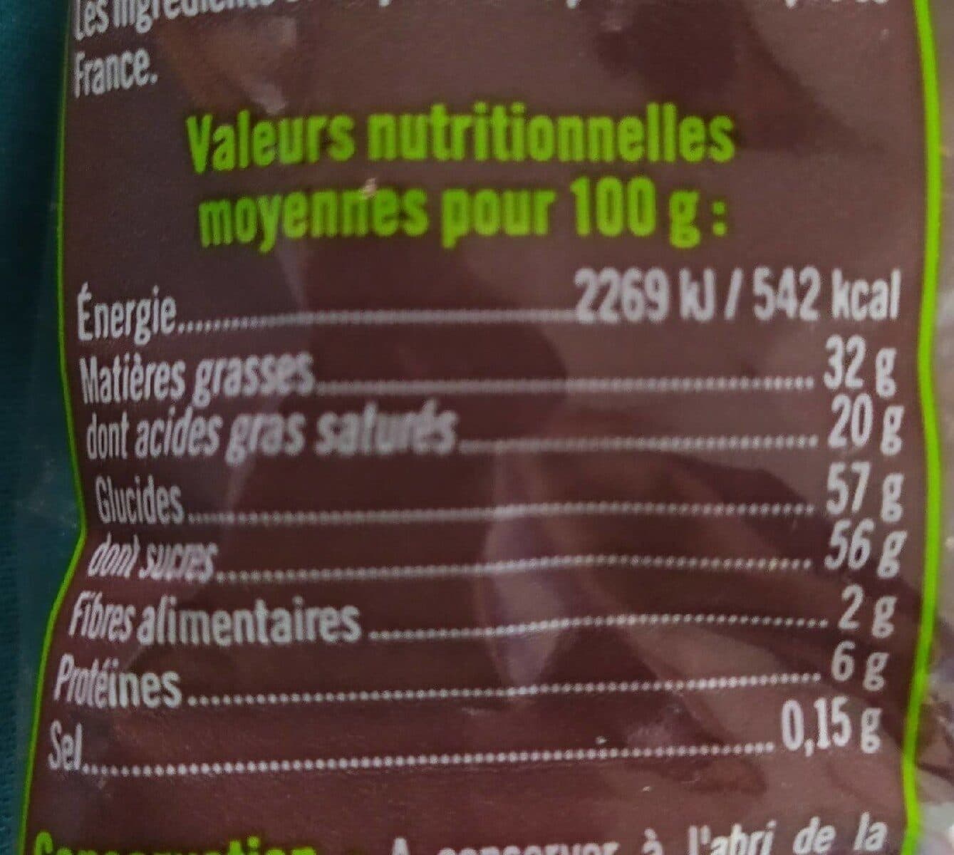 U Chocolat au lait décoré packshot