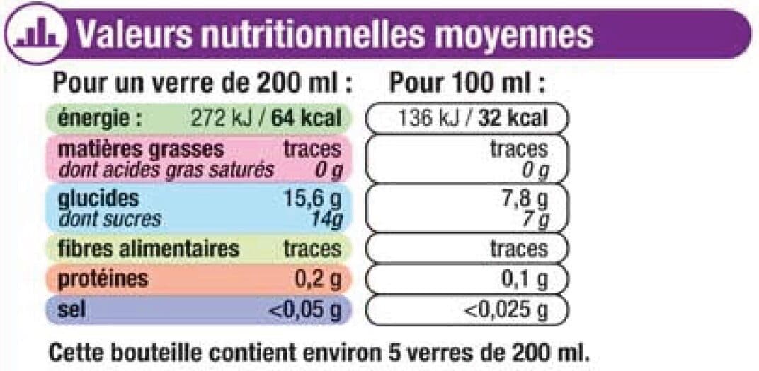 U Boisson plate aux fruits pomme cassis et framboise bouteille de 1l packshot