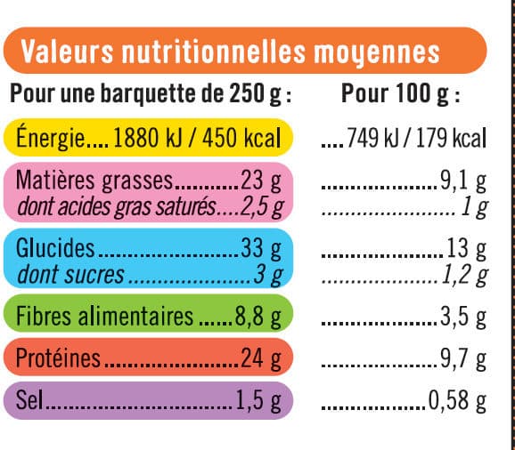 U Salade quinoa saumon avec fourchette, packshot
