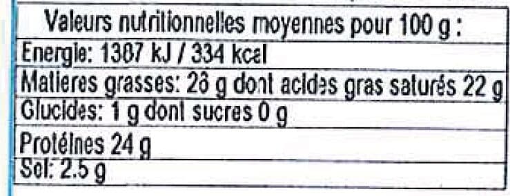 U Fourme d'Ambert AOP au lait pasteurisé 27% de MG packshot
