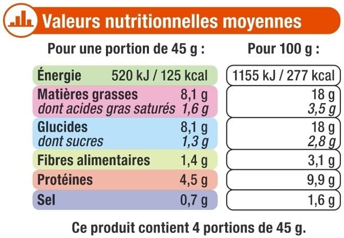 U Trio de bouchées croustillantes 180g packshot