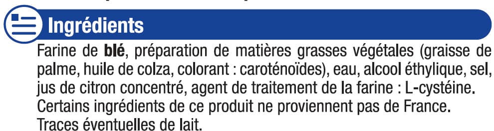 U Pâtes à tarte feuilletées 2 paquets, 460g packshot