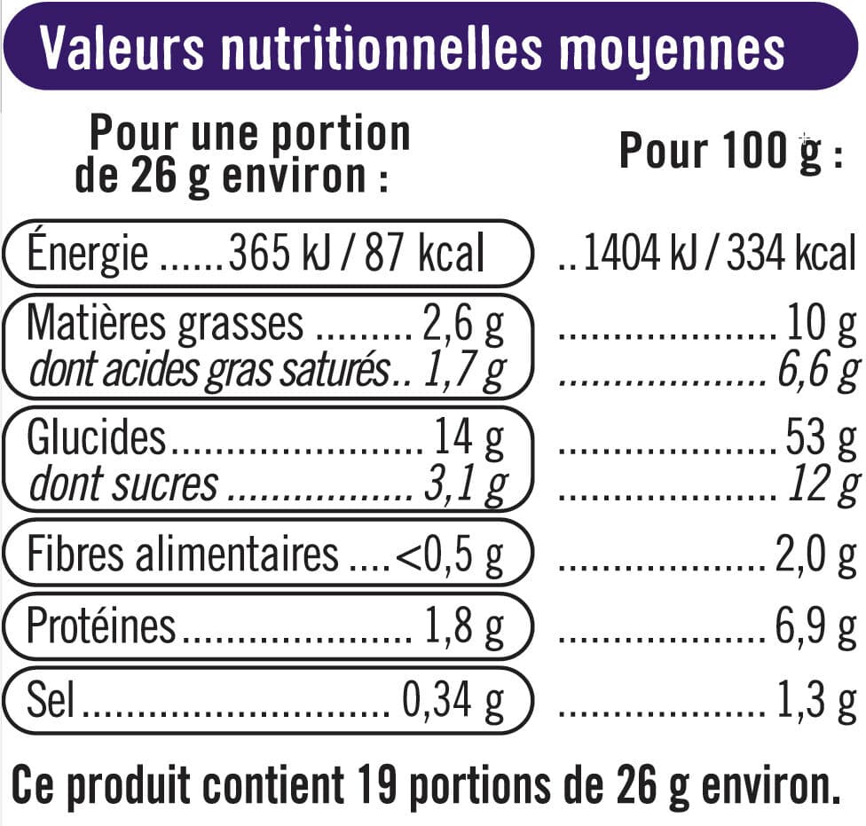 U Brioche Tressée tranchée packshot