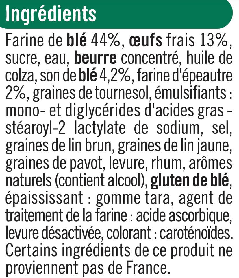 U Brioche tranchée céréales packshot